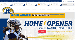 Desktop Screenshot of kentstatesports.com