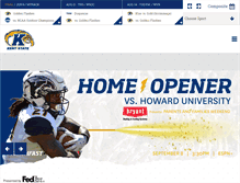 Tablet Screenshot of kentstatesports.com